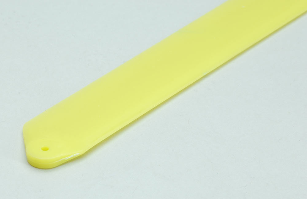 Radio Control Model Helicopter Spares Plastic main Blades 110mm Yellow A-RMXPB110Y (BOX 73)