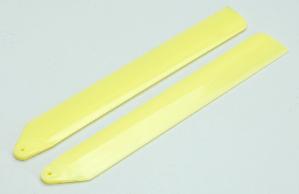 Radio Control Model Helicopter Spares Plastic Main Blades 140mm Yellow A-RMXPB140Y (BOX 73)