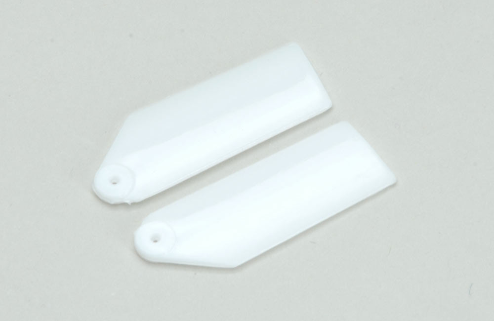 Radio Control Model Helicopter Spares Plastic Tail Blades 35mm-White A-RMXPTB035 (BOX 73)