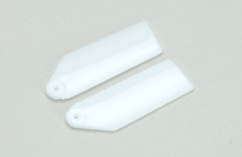 Plastic Tail Blades 35mm-White
