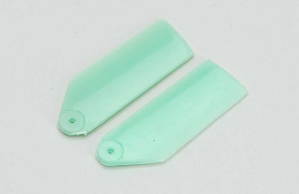 Radio Control Model Helicopter Spares Plastic Tail Blades 35mm-Green A-RMXPTB035G (BOX 73)