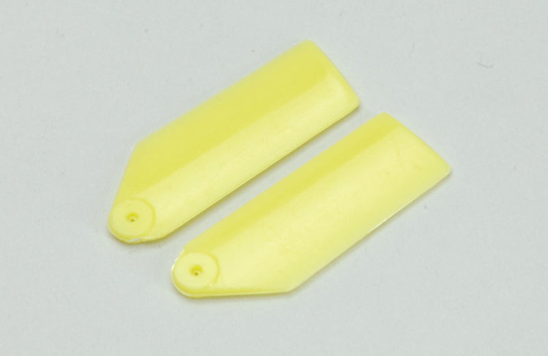 Plastic Tail Blades 35mm-Yellow