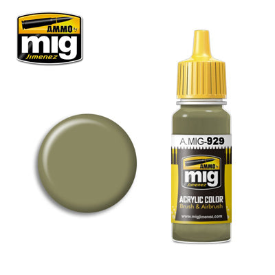 Ammo Mig Jimenez Acrylic 17ml Paint OLIVE DRAB SHINE