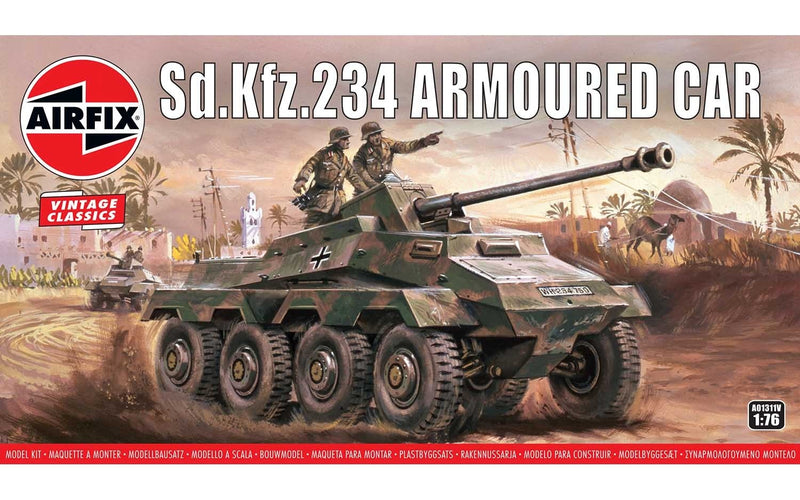 Airfix Vintage Classics 1/76 SDKFz.234 Armoured Car A01311V