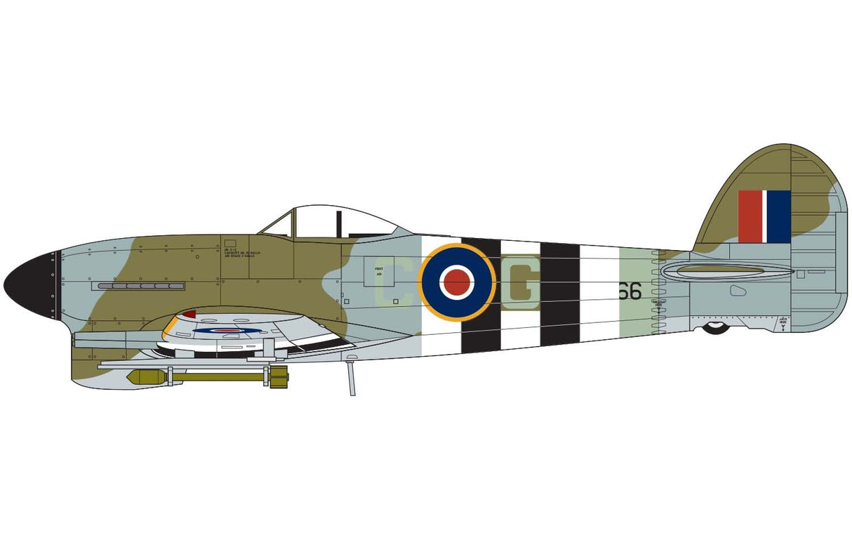 Airfix 1/72 Hawker Typhoon Mk.1B Kit A02041A