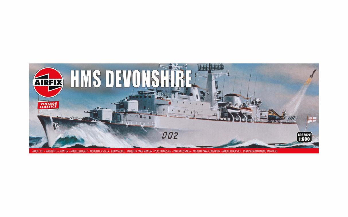 Airfix Vintage Classics 1/600 HMS Devonshire A03202V
