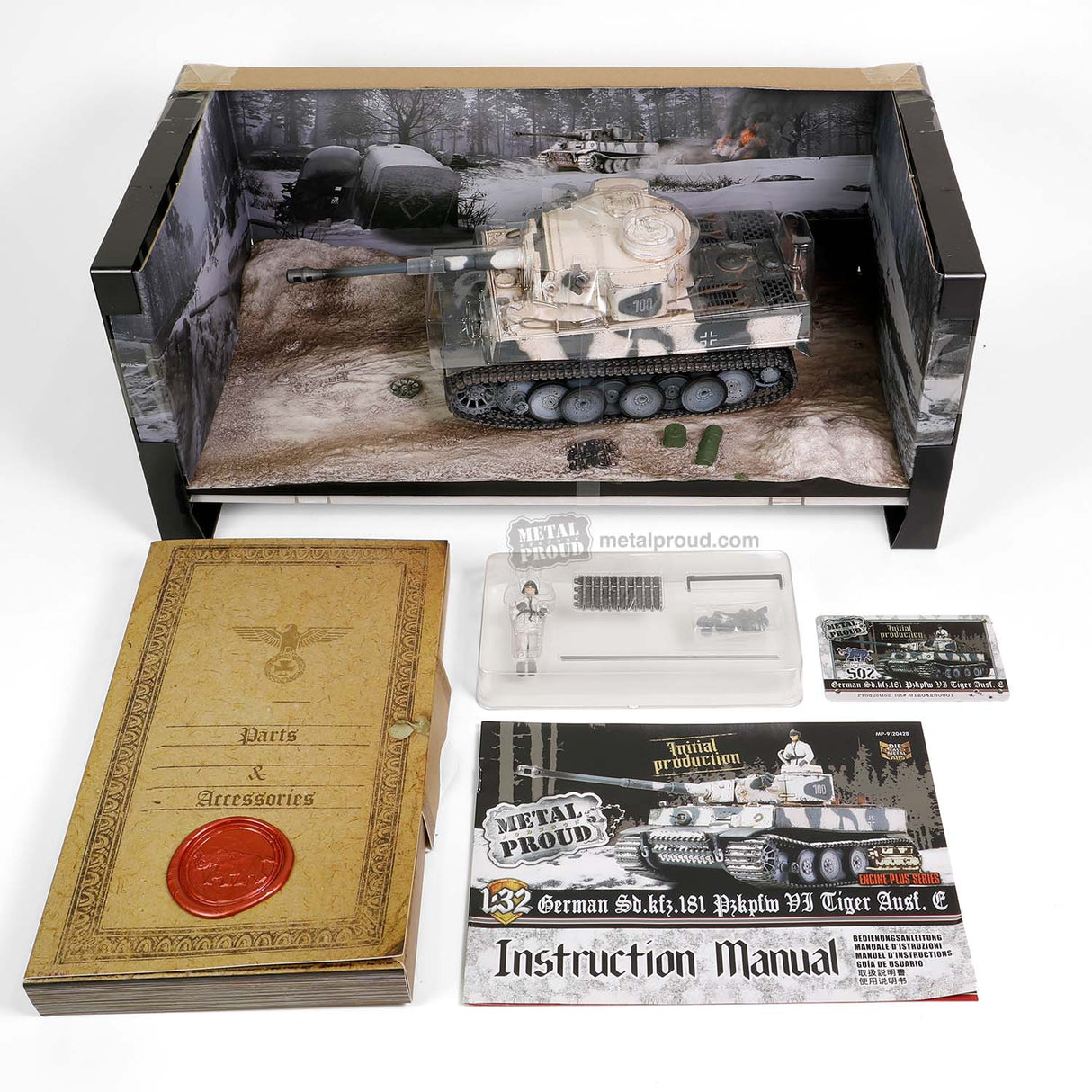 Metal Proud (Forces of Valor) 1/32 GERMAN SD.KFZ.181 PZKPFW VI TIGER Diecast Model