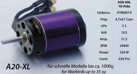 Hacker A20-6 XL 10-Pole EVO