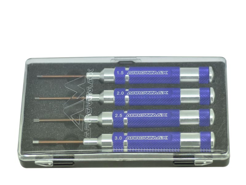 Arrowmax MINI TOOL SET 4 PIECES WITH PLASTIC CASE