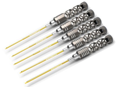 Arrowmax ALLEN WRENCH SET .035 .050 .063 .078 .093 X 120MM 5PCES HONEYCOM