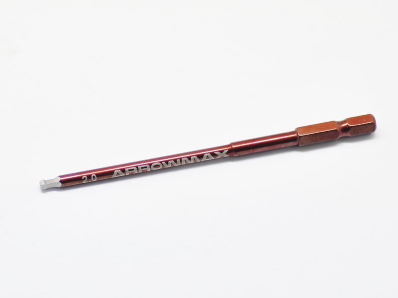 Arrowmax BALL DRIVER HEX WRENCH 2.0 X 70MM QUICK DRIVE TIP