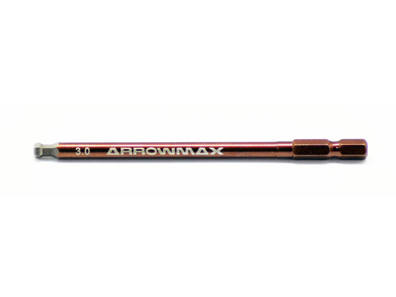Arrowmax BALL DRIVER HEX WRENCH 3.0 X 70MM QUICK DRIVE TIP