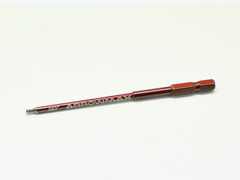 Arrowmax BALL DRIVER HEX WRENCH .063 (1:16) X 70MM QUICK DRIVE TIP