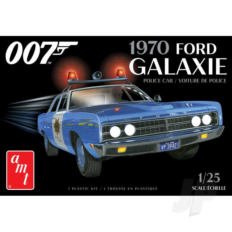 AMT 1/25 1970 Ford Galaxie Police Car (James Bond) 2T AMT1172