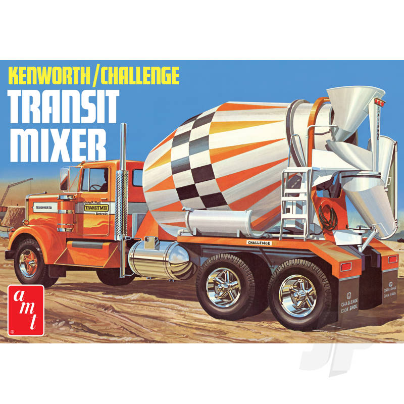 AMT 1/25 Kenworth /Challenge Transit Cement Mixer Kit AMT1215