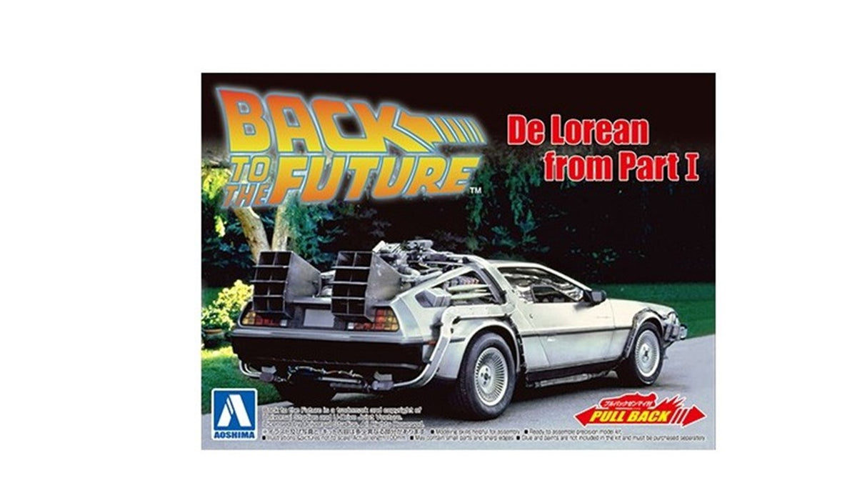 BACK TO THE FUTURE PART 1 DELOREAN PULL BACK & GO