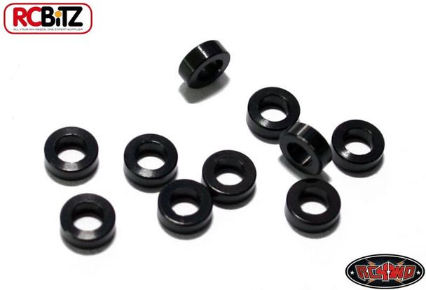2mm Black Steel Spacer with M3 Hole 10 Suspension Links RC4WD RC Washer