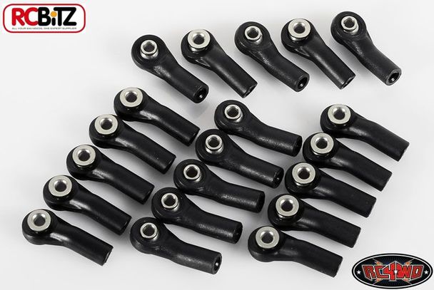 M3 Plastic Bent suspension Rod Ends with Axial Width Balls x20 Ball Ends eyelets