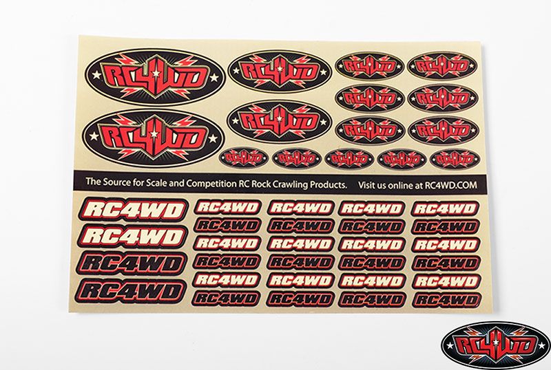 RC4WD Decals