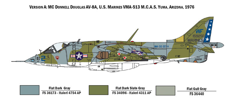 Italeri 1/72 AV-8A Harrier IT1410