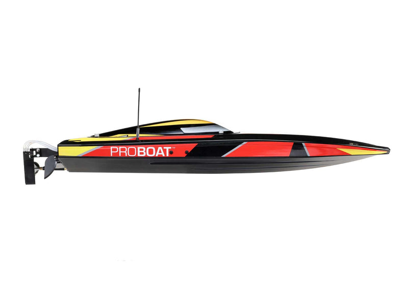 Proboat Sonicwake 36 Inch Self-Righting Brushless Deep-V RTR - Black