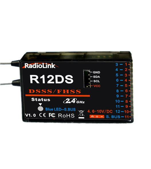 RadioLink R12DS 12 Channel SBUS Receiver. AT9/AT10