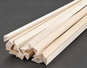 Balsa Triangle 1/2x1/2x36 Inch/12.7x914