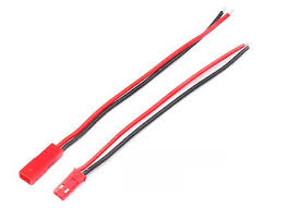 BEC JST red plug Lead Female and Male 10cm 22 awg Silicone