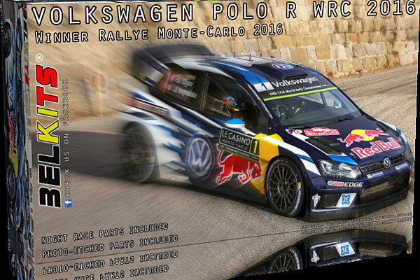 Belkits 1/24 VW Polo R Red Bull WRC 2016 BEL011