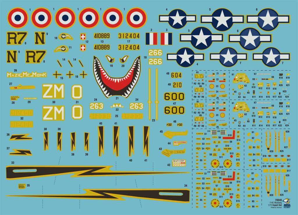 Arma Hobby 1/72 F-6C Mustang 70040