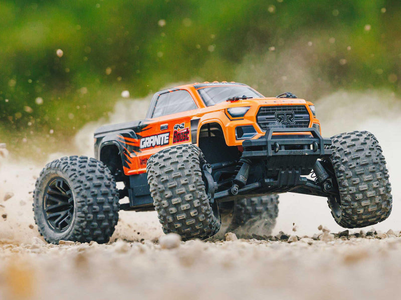 Arrma Granite Boost 4X2 550 Mega 1/10 2WD MT - Orange with Battery and Charger