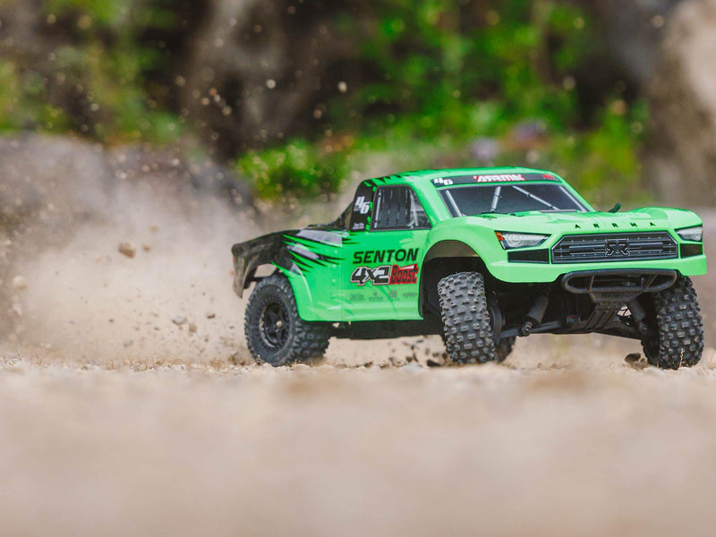 Arrma Senton Boost 4X2 550 Mega 1/10 2WD SC - Green with Battery and Charger