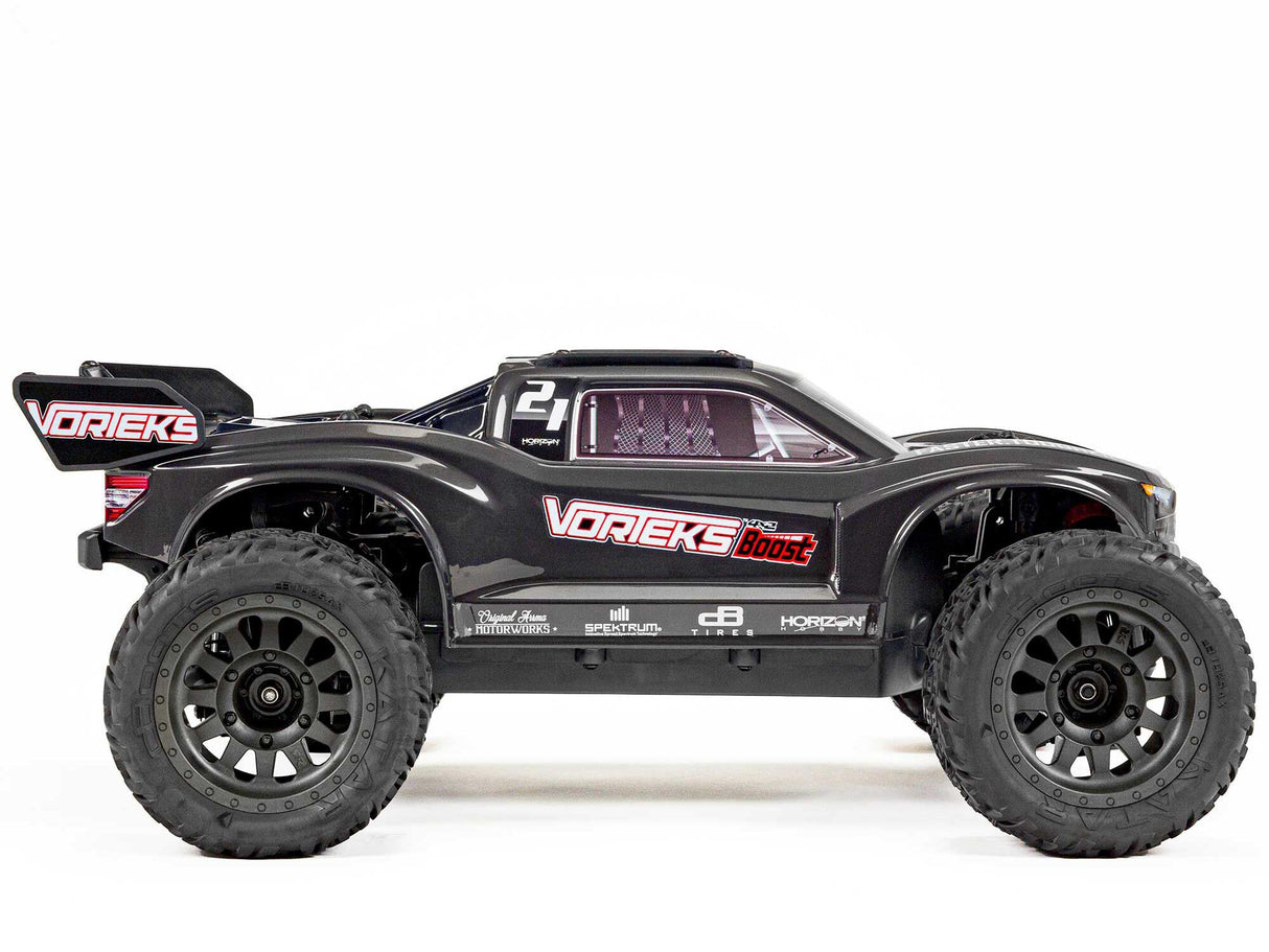 Arrma Vorteks Boost 4X2 550 Mega 1/10 2WD ST - Gunmetal - Includes battery and charger