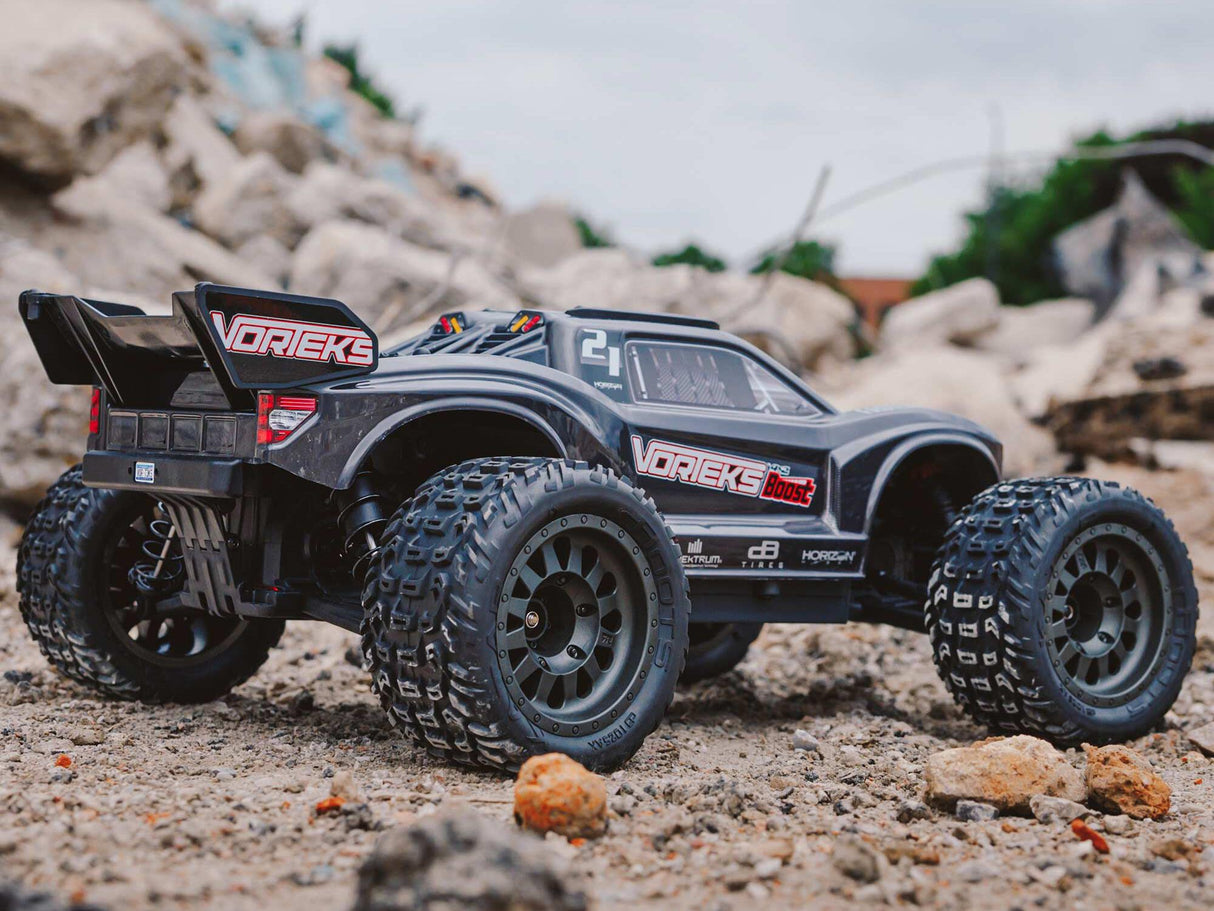 Arrma Vorteks Boost 4X2 550 Mega 1/10 2WD ST - Gunmetal - Includes battery and charger