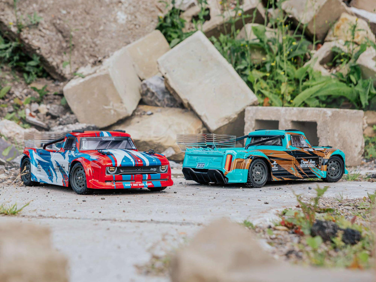 Arrma INFRACTION 4X4 1/8 MEGA Resto-Mod Truck RTR Int - Teal/Bronze