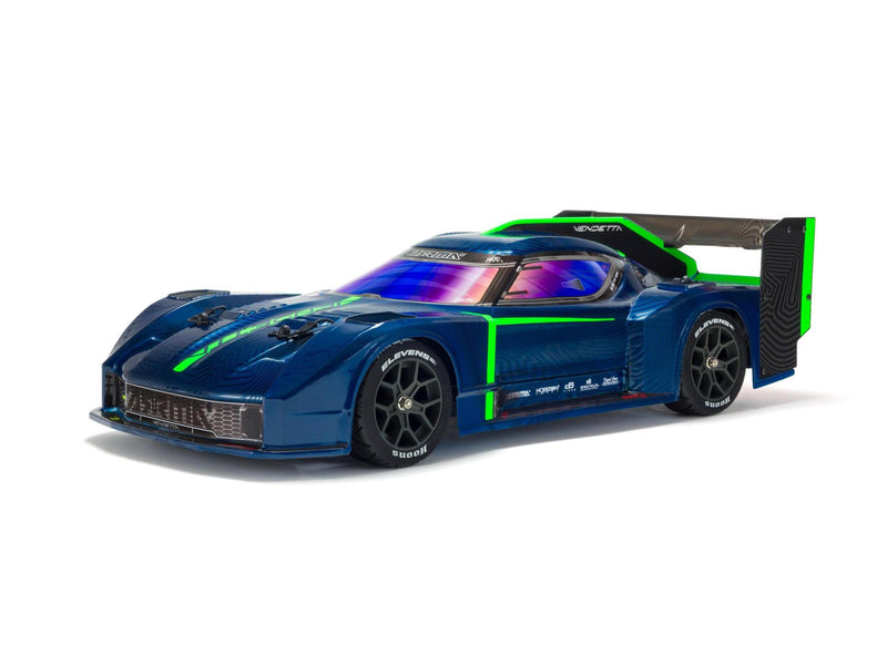 Arrma 1/8 VENDETTA 4X4 3S BLX Speed Bash Racer RTR - Blue (Ex-Demonstration Run)