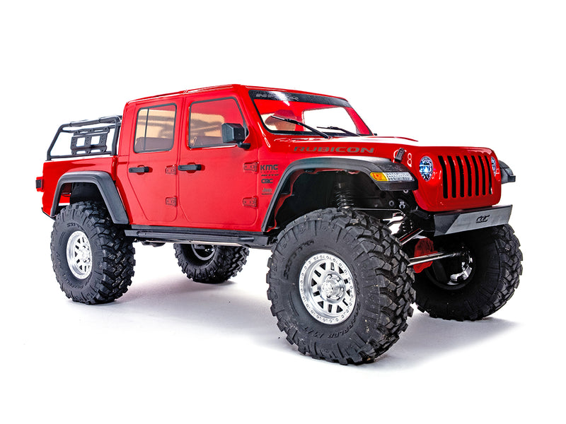 1/10 SCX10III Jeep JT Gladiator with Portals RTR Red
