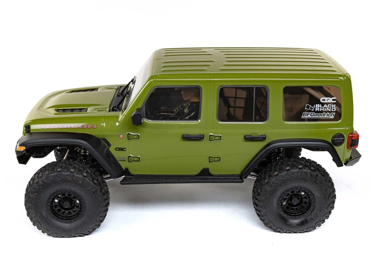 1/6 SCX6 Jeep JLU Wrangler 4WD Rock Crawler RTR: Green