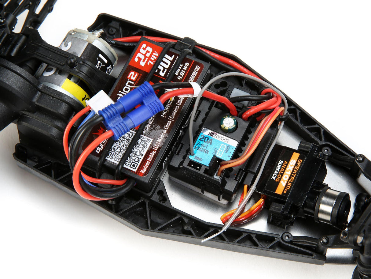 Losi Mini-B: 1/16th 2wd Buggy Yellow/White Ready to Run