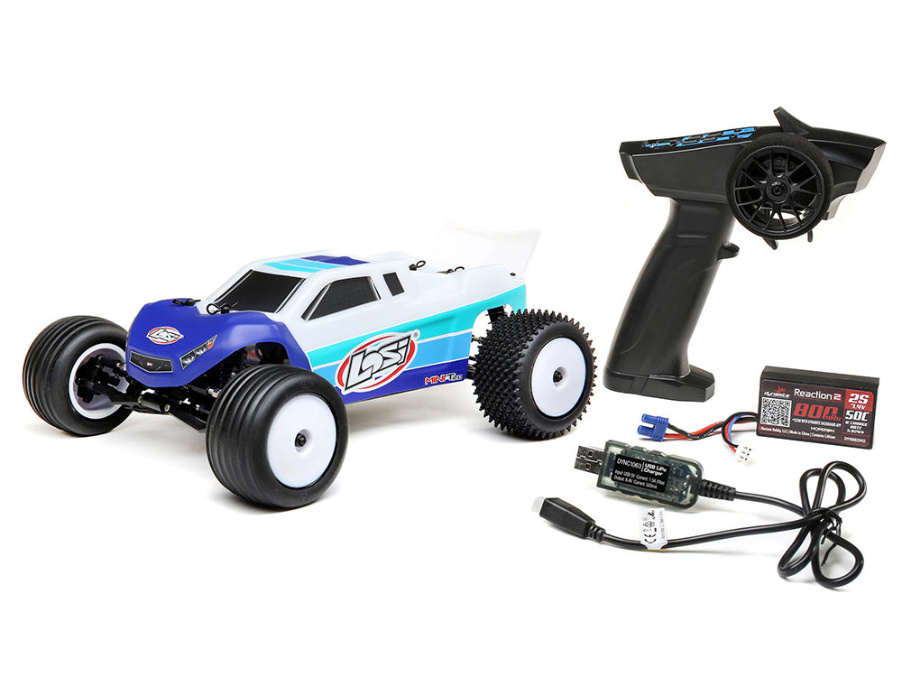 Losi Mini-T 2.0 2WD Stadium Truck Brushless RTR - Blue