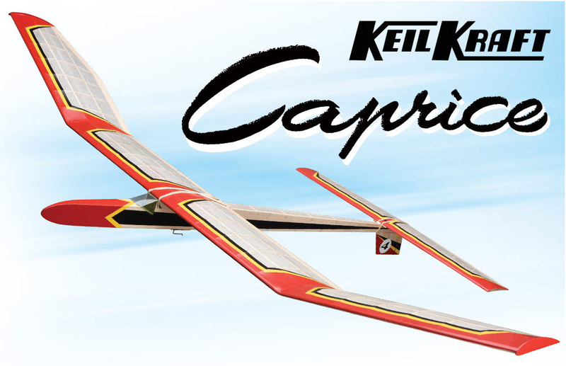 Keil Kraft Caprice Kit - 51 Inch Free-Flight Towline Glider