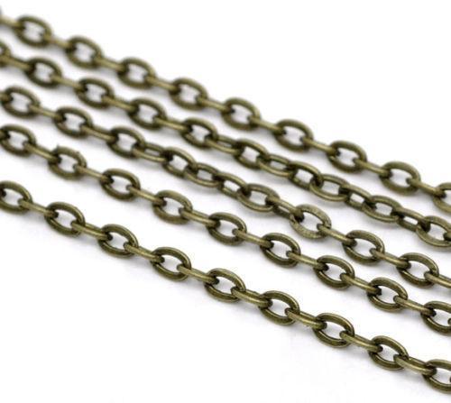 Burnished chain 1mm