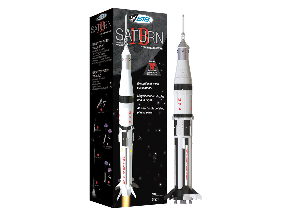 Estes Rocket Models Saturn 1B (2) (Scale) (English Only)