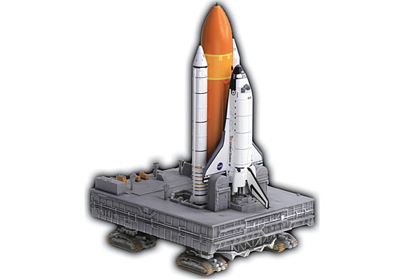 Dragon 1/400 SPACE SHUTTLE W/CRAWLER TRANS 11023