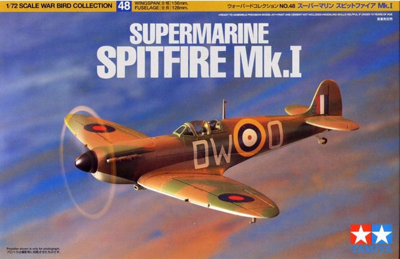 Tamiya 1/72 Supermarine Spitfire Mk.I 60748