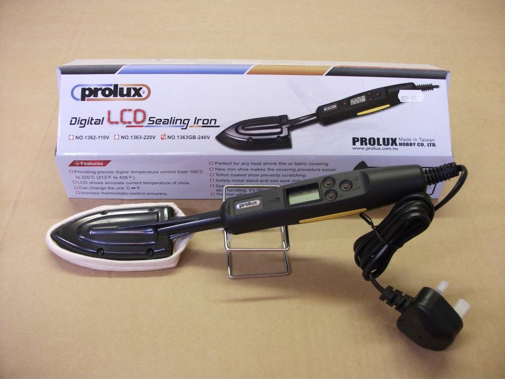Prolux Digital LCD Covering Iron with Stand and Sock ( PLX1363UK)