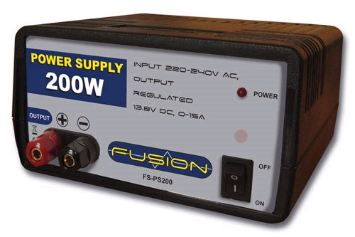 Fusion 200W Twin Adjustable Power Supply EURO