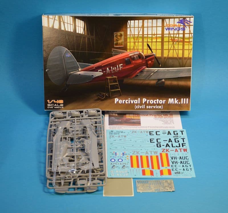 Dora WIngs 1/48 Percival Proctor Mk III Civilian Service 48016