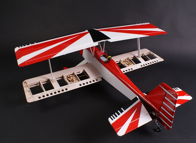 Max Thrust Pro-Built Balsa Double Trouble - Built but Uncovered