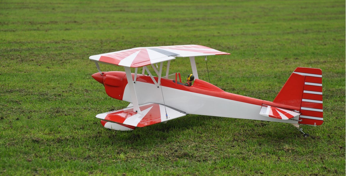 Max Thrust Pro-Built Balsa Double Trouble Red (1-MT-BALSA-D/T-R)